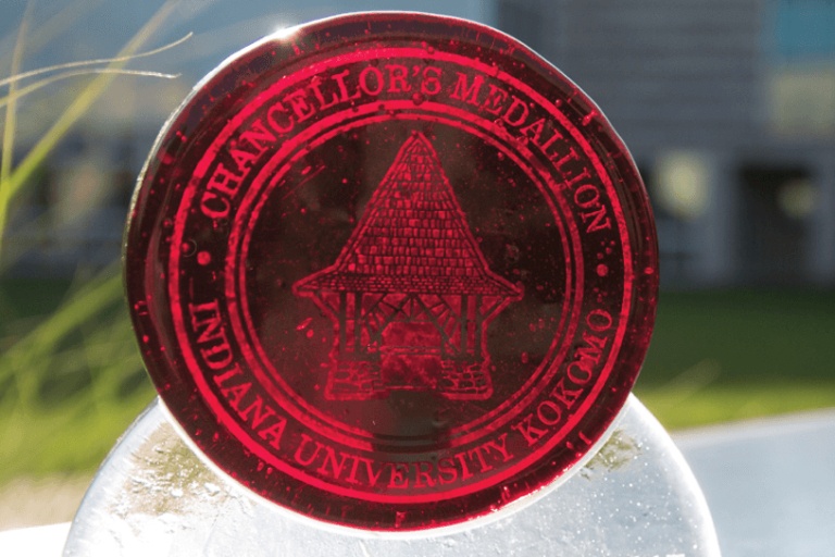 Photo of the chancellors medallion