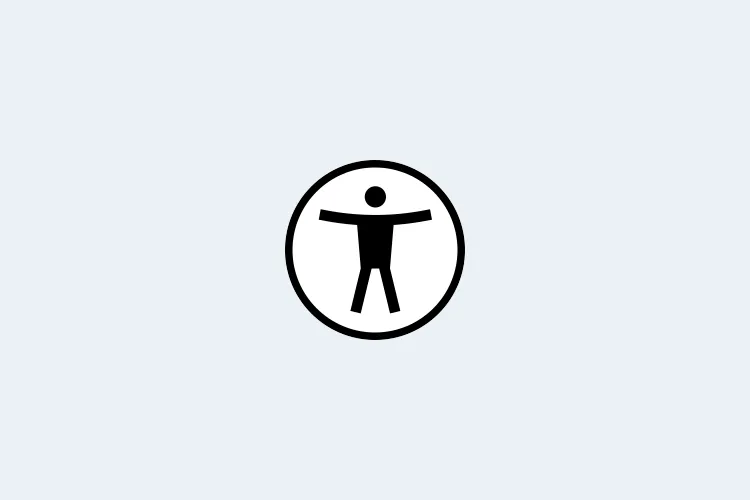 Accessibility symbol.