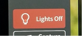 Photo of lights off button