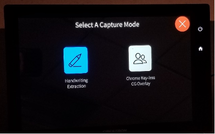 Image of capture modes option choices